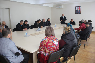 Sabirabadda Xocalı faciəsinin 33-cü ildönümü ilə bağlı “Qanla yazılan tariximiz” adlı tədbir keçirilib