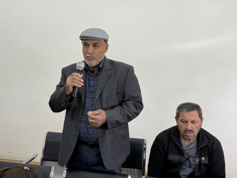 Sabirabad Rayon İcra Hakimiyyətinin başçısı Siraqəddin Cabbarovun növbəti səyyar görüş-qəbulu Nizami kəndində keçirilmişdir
