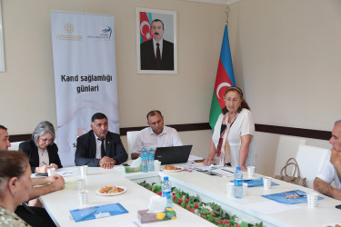 Sabirabad rayonunda “Kənd sağlamlığı günləri” layihəsi çərçivəsində seminar keçirmişdir