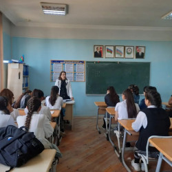 Sabirabadda "Heydər Əliyev Azərbaycanın ən yeni tarixini yaradan dahi, əvəzolunmaz bir şəxsiyyətdir" mövzusunda mühazirə oxunub