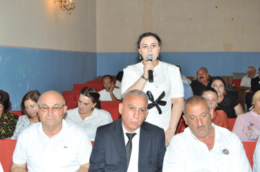 Sabirabad Rayon İcra Hakimiyyətinin başçısı Siraqəddin Cabbarovun növbəti səyyar görüş-qəbulu Güdəcühür kəndində keçirilmişdir
