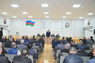 Sabirabad Rayon İcra Hakimiyyəti başçısının növbəti səyyar görüş-qəbulu Qalağayın kəndində keçirilmişdir
