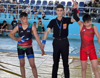 "Konstitusiya və Suverenlik İli" çərçivəsində Sabirabadda sərbəst güləş üzrə açıq rayon birinciliyi keçirilib