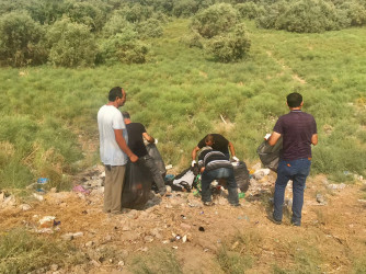 Sabirabadda Kür çayının sahilində “Konstitusiya və Suverenlik İli” çərçivəsində iməcilik aksiyası keçirilib