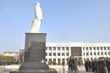 Sabirabad rayonunda Ulu Öndər Heydər Əliyev böyük ehtiramla anılmışdır