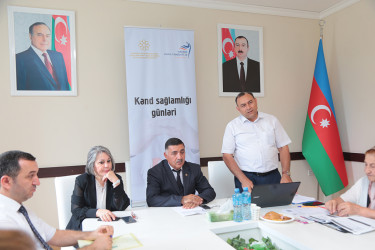 Sabirabad rayonunda “Kənd sağlamlığı günləri” layihəsi çərçivəsində seminar keçirmişdir