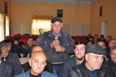 Sabirabad Rayon İcra Hakimiyyəti başçısının növbəti səyyar görüş-qəbulu Qaragüney kəndində keçirilmişdir