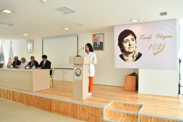 Akademik Zərifə Əliyevanın anadan olmasının 102 illik yubileyi münasibətilə Sabirabad rayonunda tədbir keçirilib