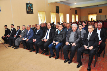 Qaragüney kəndində Sabirabad Rayon İcra Hakimiyyəti başçısının növbəti səyyar görüş-qəbulu keçirilmişdir