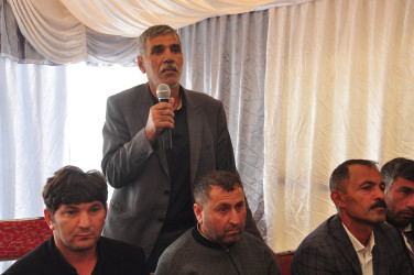 Sabirabad Rayon İcra Hakimiyyətinin başçısı Siraqəddin Cabbarovun növbəti səyyar görüş-qəbulu Çığırğan kəndində keçirilmişdir