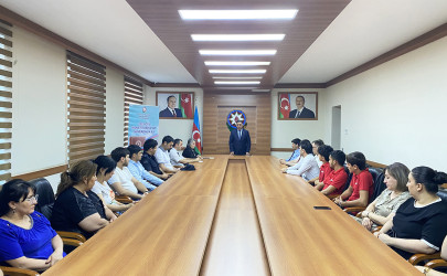 Sabirabadda “Azərbaycan Respublikasının Konstitusiyası Ulu Öndər Heydər Əliyevin tarixi xidmətidir” mövzusunda seminar keçirilib