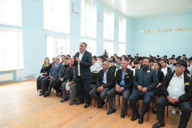 “Narkomaniyaya və erkən nikaha yox deyək” mövzularında Sabirabad rayonunun Ulacalı və Mürsəlli kənd məktəblərində maarifləndirici tədbirlər keçirilib