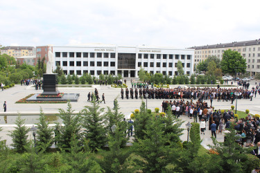 Sabirabad rayonunda Ümummilli Lider Heydər Əliyevin anadan olmasının 101-ci illiyinə həsr olunmuş ümumrayon tədbiri keçirilib