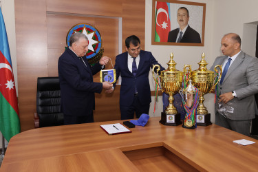 Sabirabad rayonunda “Marafon Futbol Klubu”nun nümayəndə heyəti ilə görüş keçirilib