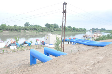 Sabirabadda əkin sahələrinin suvarma suyu ilə təminatı yaxşılaşdırılır