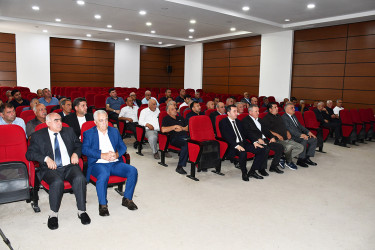 Azərbaycan Respublikasının Prezidenti İlham Əliyevin sədrliyi ilə keçirilən kənd təsərrüfatı məsələlərinə həsr olunmuş respublika müşavirəsində qaldırılan məsələlərin və qarşıya qoyulan hədəflərin icrası ilə əlaqədar Sabirabad rayonunda müşavirə keçirilmişdir