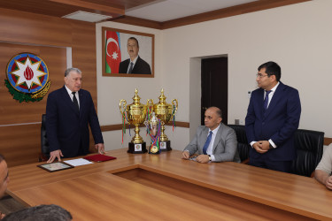 Sabirabad rayonunda “Marafon Futbol Klubu”nun nümayəndə heyəti ilə görüş keçirilib