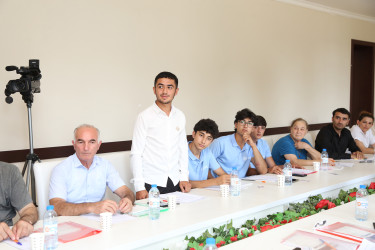 “Sağlamlıq üçün tibbi təfəkkürün inkişafı” layihəsi çərçivəsində Sabirabad rayonunda əhali üçün tibbi maarifləndirmə ilə bağlı təlim keçirilib