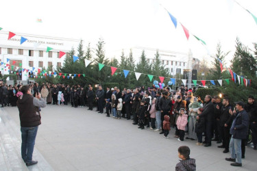 Sabirabad rayonunda 31 Dekabr – Dünya Azərbaycanlılarının Həmrəyliyi Günü və Yeni il bayramı münasibətilə bayram konserti təşkil olunub