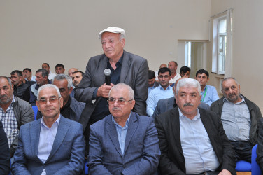 Sabirabad Rayon İcra Hakimiyyətinin başçısı Siraqəddin Cabbarovun növbəti səyyar görüş-qəbulu Moranlı kəndində keçirilmişdir