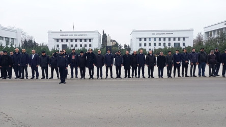 Sabirabadda “Azərbaycan Hava Yolları”na məxsus təyyarənin qəzaya uğraması nəticəsində həyatını itirən insanların xatirəsi anılıb