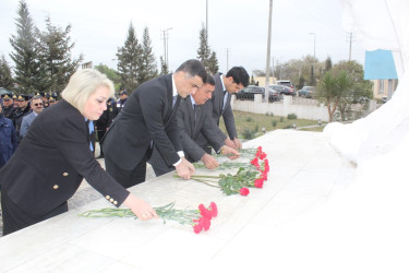 Sabirabad rayonunda 31 Mart - Azərbaycanlıların soyqırımı qurbanlarının xatirəsi ehtiramla yad edilib
