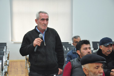 Sabirabad Rayon İcra Hakimiyyəti başçısının növbəti səyyar görüş-qəbulu Qalağayın kəndində keçirilmişdir