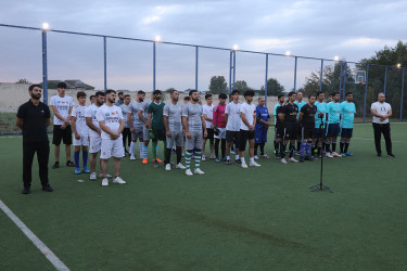 Sabirabad rayonunda “Şəhərsalma və Memarlıq İli” çərçivəsində mini-futbol turnirinin açılış mərasimi keçirilib