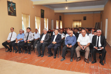 Sabirabad Rayon İcra Hakimiyyəti başçısının növbəti səyyar görüş-qəbulu Qaragüney kəndində keçirilmişdir